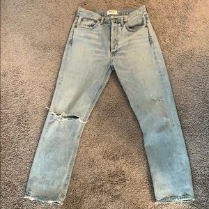 Agolde Riley Jeans in Shatter Size 25